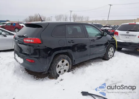 2017 Jeep Cherokee Sport 4X4 из США, поврежденный, VIN 1C4PJMAB8HW664204